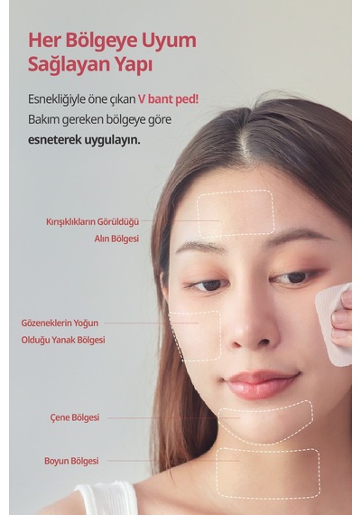 Gözeneklere Sıkı Görünüm Sunan Esnek Yapılı Cilt Bakım Pedi Dermatory Retinal Lifting Ampoule Pad