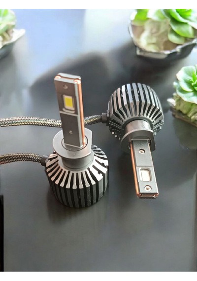 H1 Vrpro Silver Led Zenon Şimşek Etkili Beyaz Işık 18000lümen 65w