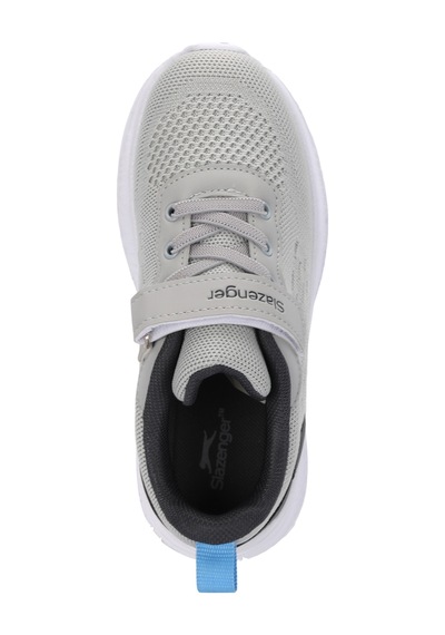 Slazenger Flarex Unisex Çocuk Cırt Cırtlı Gri / Koyu Gri Günlük Spor Ayakkabısı