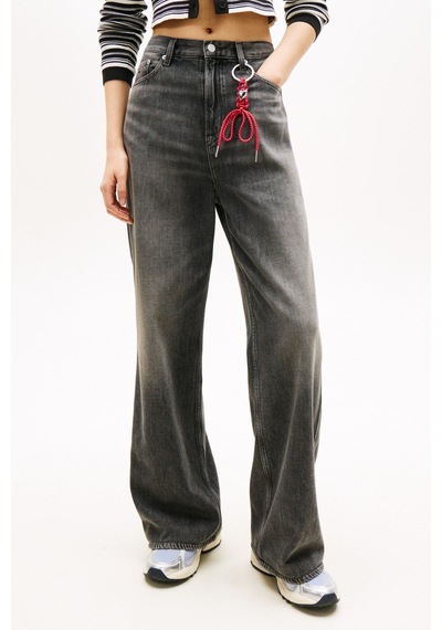 Tommy Hilfiger Claire Hr Wd Bj5082 Kadın Denim Black Jean-16403 Siyah