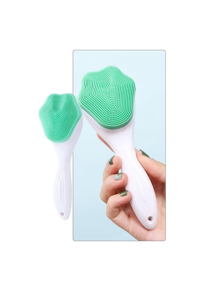 Yüz Masaj Cilt Temizleme Peeling Fırçası Büyük Boy Silikon Cilt Temizleme Rahatlatma Aleti