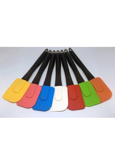 Dekoratif Renkli Silikon Spatula Pratik Sevimli Spatula Kaşık Bx40 Diğer