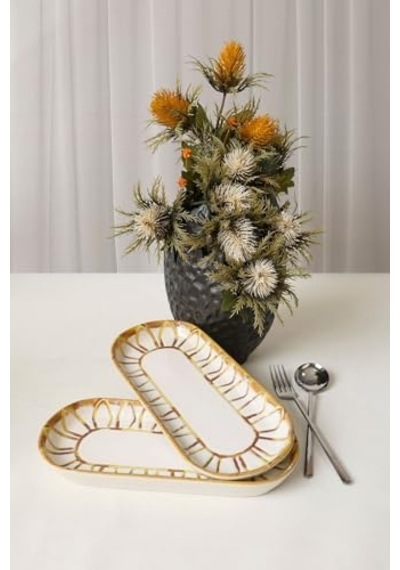 Worn Noyan Kayık Tabak 26 Cm 2 Adet 22967 Açık