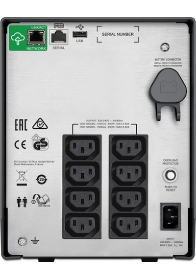 APC SMC1500IC 1500VA LCD 230V UPS Güç Kaynağı