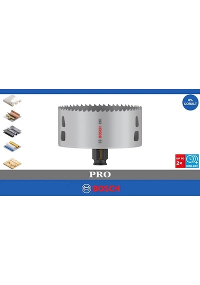 Bosch Pro 105 Mm Pc Delik Testeresi Hss %8 Kobalt 2608594411