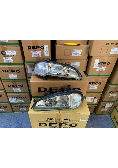 Opel Tigra A 1995-2001 Arası Depo Marka Sağ Ve Sol Far Takım 1216523 / 1216524