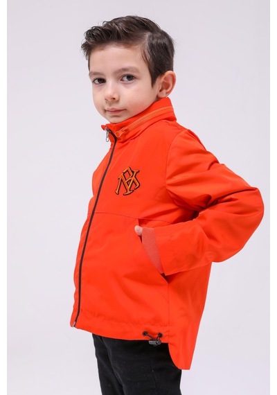 Benitto Kids Erkek Çocuk Mevsimlik Yağmurluk Ceket 51296-turuncu Turuncu