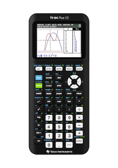 Texas Instruments Tı-84 Plus Ce-t Bilimsel Grafik Hesap Makinesi, Siyah Çok Renkli