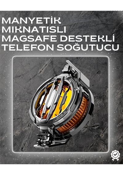 Led Işıklı Telefon Soğutucu Ultra Sessiz Fan Mıknatıslı Ve Aparatlı Bağlantı Mh-hs9031-7287