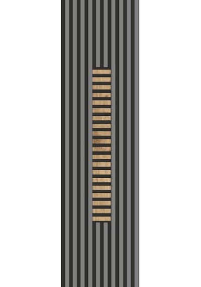 Winflex Eko Antramix Keçeli Akustik Ahşap Paneli 50x240cm .