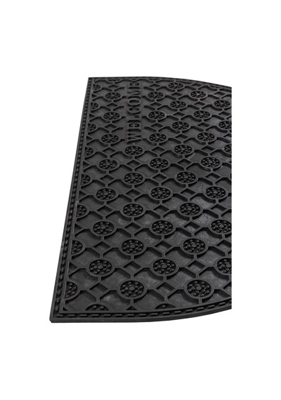 Step Yarım Ay Dış Kapı Paspası Siyah Pvc 45x70 462709, 45 X 70 Çok Renkli