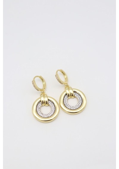 Vıp Küpe 14 K-17167 35mm Çok Renkli