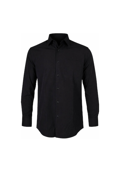 Trender Dacron Regular Siyah Erkek Gömlek 26ym57000005