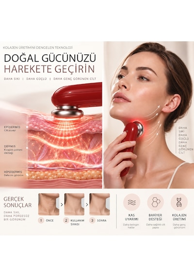 Robx A07 Yeni Nesil Rf Ems Cilt Sıkılaştırıcı Ve Kırışıklık Yüz Ve Vücut Aleti
