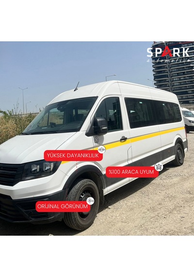 Volkswagen Crafter 2018- Yılı Ve Sonrası Uyumlu Çamurluk Dodik 4 Parça Siyah