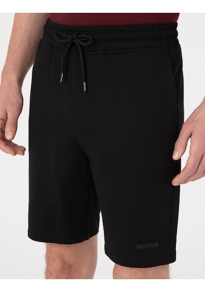 Pierre Cardin Siyah Regular Fit Örme Şort 50310719-vr046