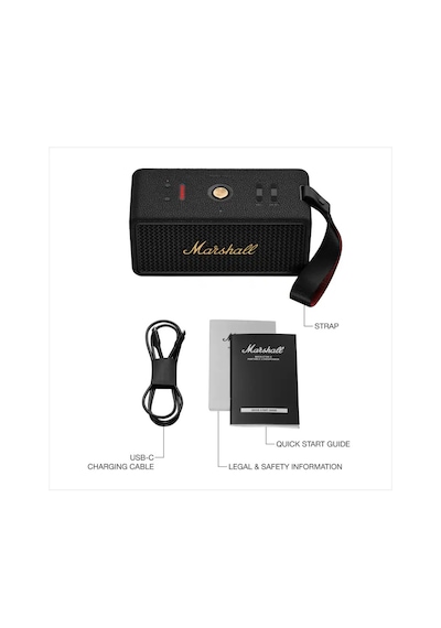Marshall Middleton Iı Bluetooth Hoparlör, Black/brass