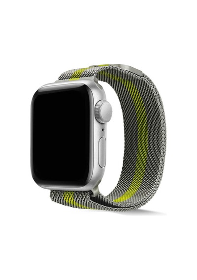 Apple Uyumlu  Watch 38 MM Krd-40 Metal Kordon (487946645)