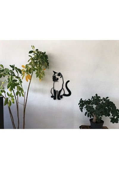 Kedi Metal Tablo Pano