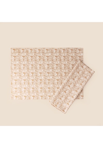 Soft Marfil 2'li Yastık Kılıfı - Ekru / Kahverengi - 50x70 Cm Çok Renkli