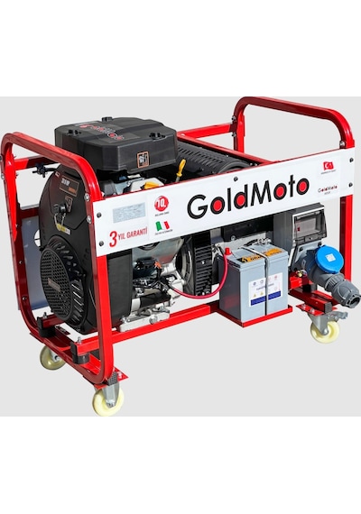 Goldmoto GM22BJG Benzinli Monofaze 22KVA Jeneratör
