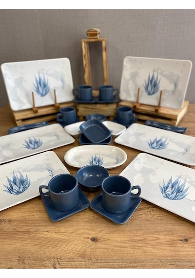Takım Kahvaltı Blue Magıc 27 Parça 6 Kişilik