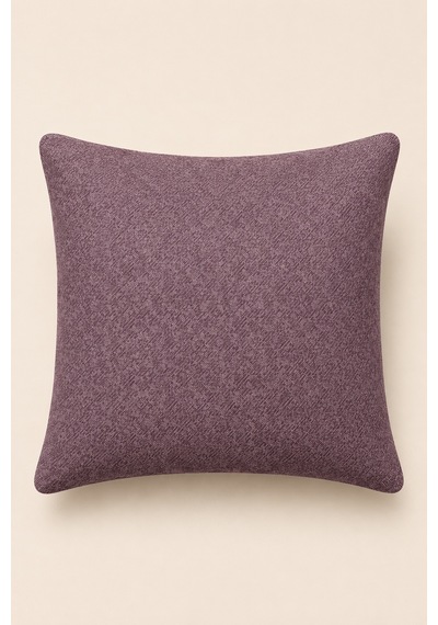Fuly Consept Calmweave Mürdüm Dokulu Kırlent Kılıfı Modern Dekoratif Kırlent Kılıfı