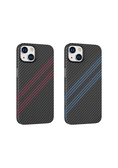 Hoco iPhone Uyumlu 14 6.1 Kılıf Kevlar Texture Darbe Emici Telefon Kılıfı- 5775 Mh-hs3071-0817
