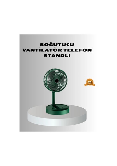 Ceylan Adam Şarjlı Katlanabilir Mini Fan 3 Kademe Hız Ayarı, Taşınabilir Tasarım