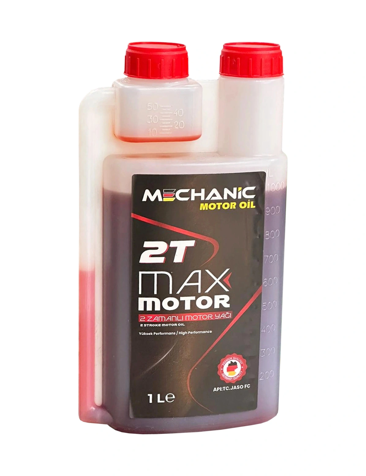 Mechanic 2t İki Zamanlı Motor Yağı Ölçekli 1 Lt Kırmızı