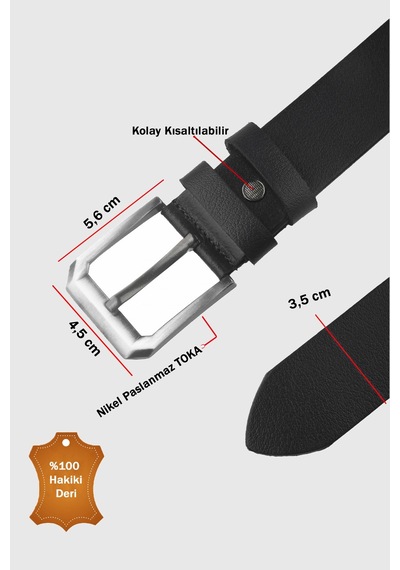 Deepsea Erkek Siyah %100 Hakiki Deri Spor Kot Kemeri 4,5 Cm Kot Ve Kanvas Pantolonlara Uygun Kemer 2502634 Siyah Deepsea Erkek Siyah %100 Hakiki Deri Spor Kot Kemeri 4,5 Cm Kot Ve Kanvas Pantolonlara Uygun Kemer 2502634 Siyah