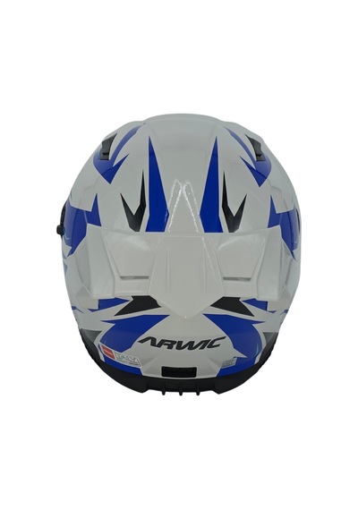 Arwic Fullface Motosiklet Kaskı Ar935 Storn Güneş Vizörlü Ece-r 22.06 Beyaz