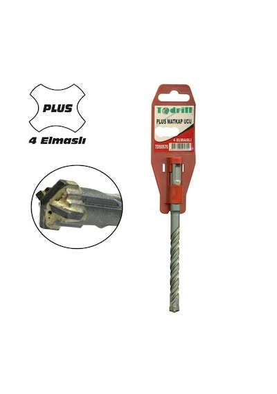 Mey İthalat Todrill Td50641 28x450 Sds Plus 4 Elmaslı Matkap Ucu 20497994
