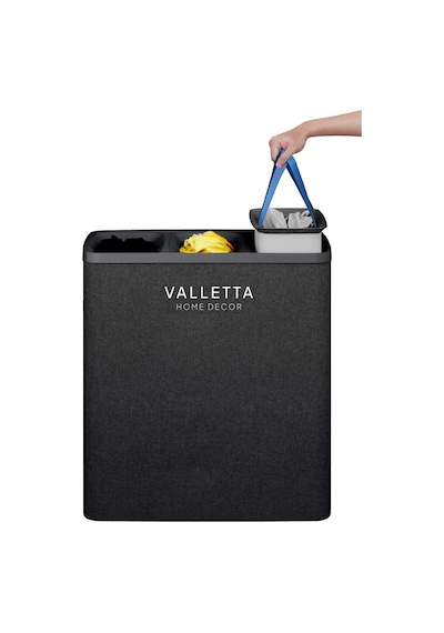 Paloma 120l Üç Bölmeli Katlanabilir Kumaş Kirli Çamaşır Sepeti