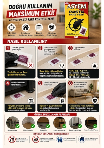 Pasta Yemi Pratik Paketli Kontrollü Kullanım