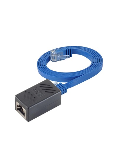IRENIS CAT6 Kablo Uzatma Seti, Kablo ve Ekleyici 5 mt Mavi