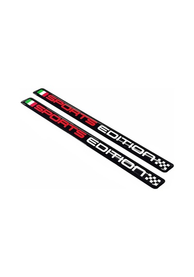 Sports Edition 3d İtalya Damalı Sticker