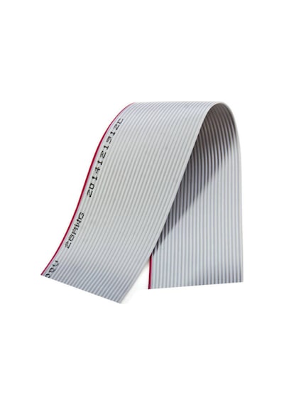 40 Pin Flat Yassı Kablo - 1 Metre, 2.54mm