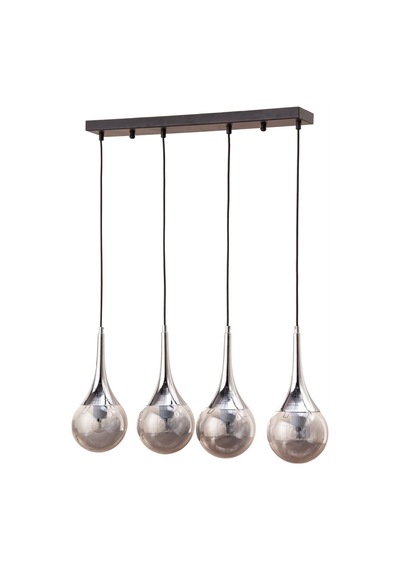 Mudo Home Sophıe 4lü Füme Sıralı Sarkıt Gri