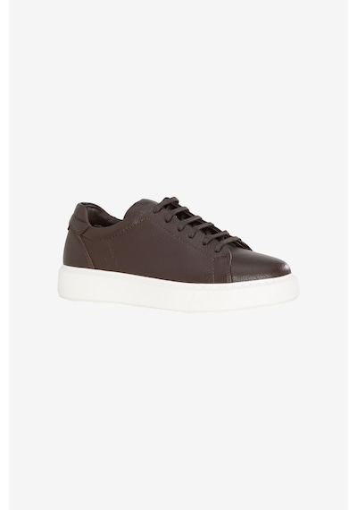 AC&Co / Altınyıldız Classics Erkek Kahverengı %100 Deri Rahat Taban Esnek Sneaker Ayakkabı Kahverengi