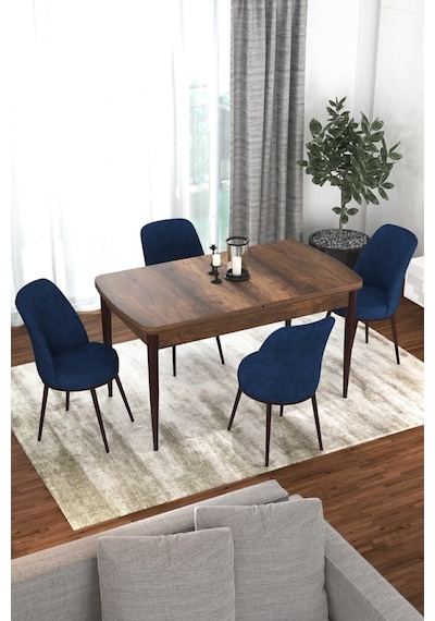 Canisa Concept Kor Serisi 70x114 Açılabilir Mutfak Masası Takımı Barok Desen Masa 4 Lacivert Sandalye Masa Barok Sandalyeler Lajivert Canisa Concept Kor Serisi 70x114 Açılabilir Mutfak Masası Takımı Barok Desen Masa 4 Lacivert Sandalye Masa Barok Sandalyeler Lajivert