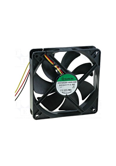 Sunon Eec0252b1-000u-g99 ,120x25mm 24vdc 108-cfm 3-kablo Fan