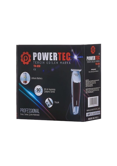 Powertec TR-658 Saç Sakal Tıraş Makinesi