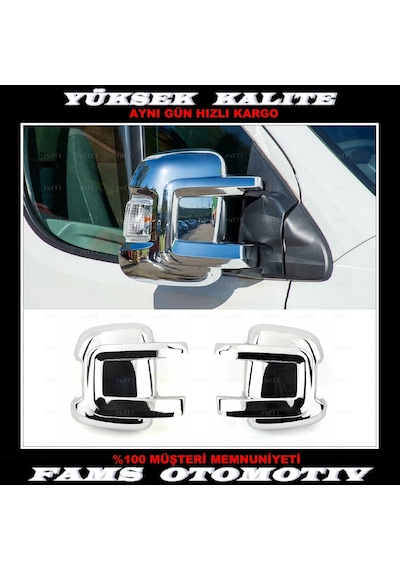 Peugeot Boxer Abs Krom Kaplama Ayna Kapağı 2 Prç. 2006 Üzeri