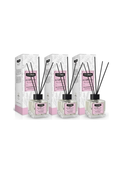 Deep Fresh Çubuklu Oda Kokusu Kır Çiçekleri 100 Ml X 3 Adet Çiçek