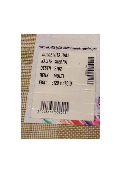 Sierra 2702 Multi Halı Çok Renkli