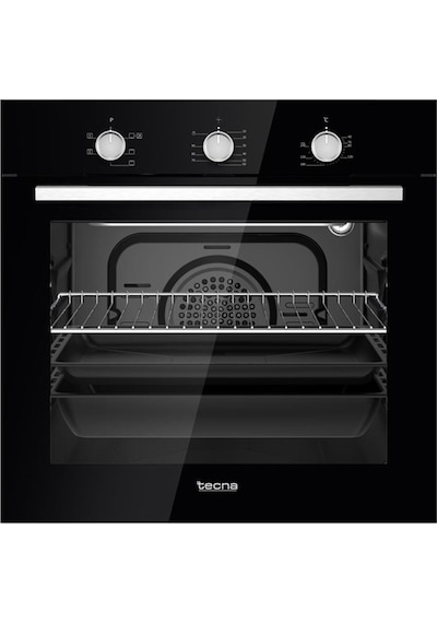 Tecna AF 6061S 56 L Siyah Cam Ankastre Fırın