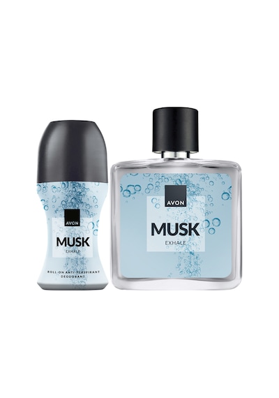 Musk Exhale Erkek Parfüm Ve Rollon Paketi Turunçgil