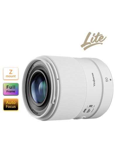 Yongnuo 50mm F/1.8z Df Lite Full Frame Otofokus Lens, Beyaz Nikon Z