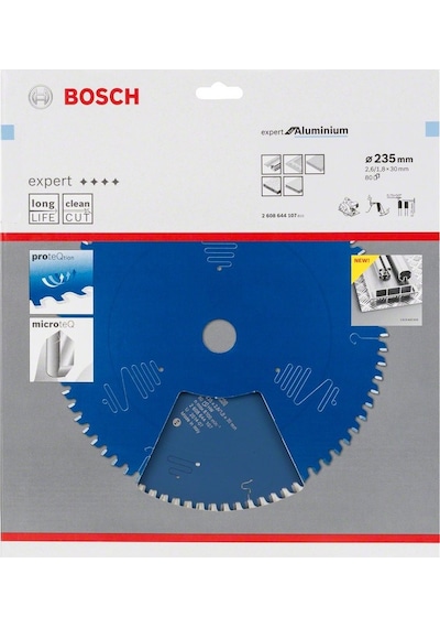 Bosch Expert Serisi Alüminyum İçin 235 x 30 MM 80 Diş Daire Testere Bıçağı - 2608644107